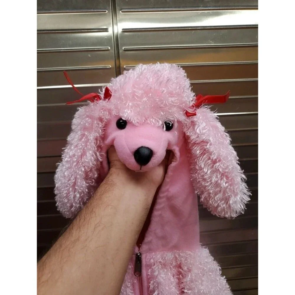 Toddler Pink Poodle Hooded Costume Outfit